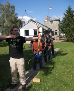 Training auf der Wiese